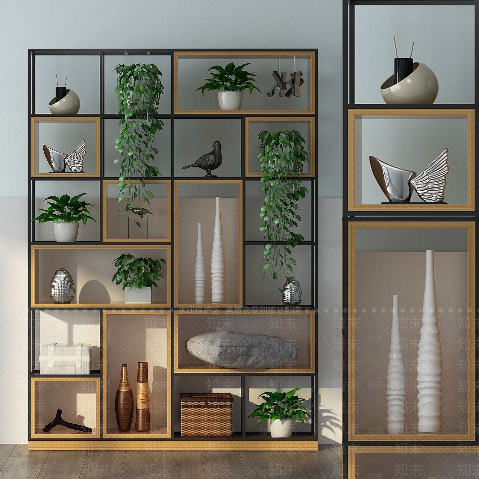 现代花架3D模型下载【ID:1190044409】