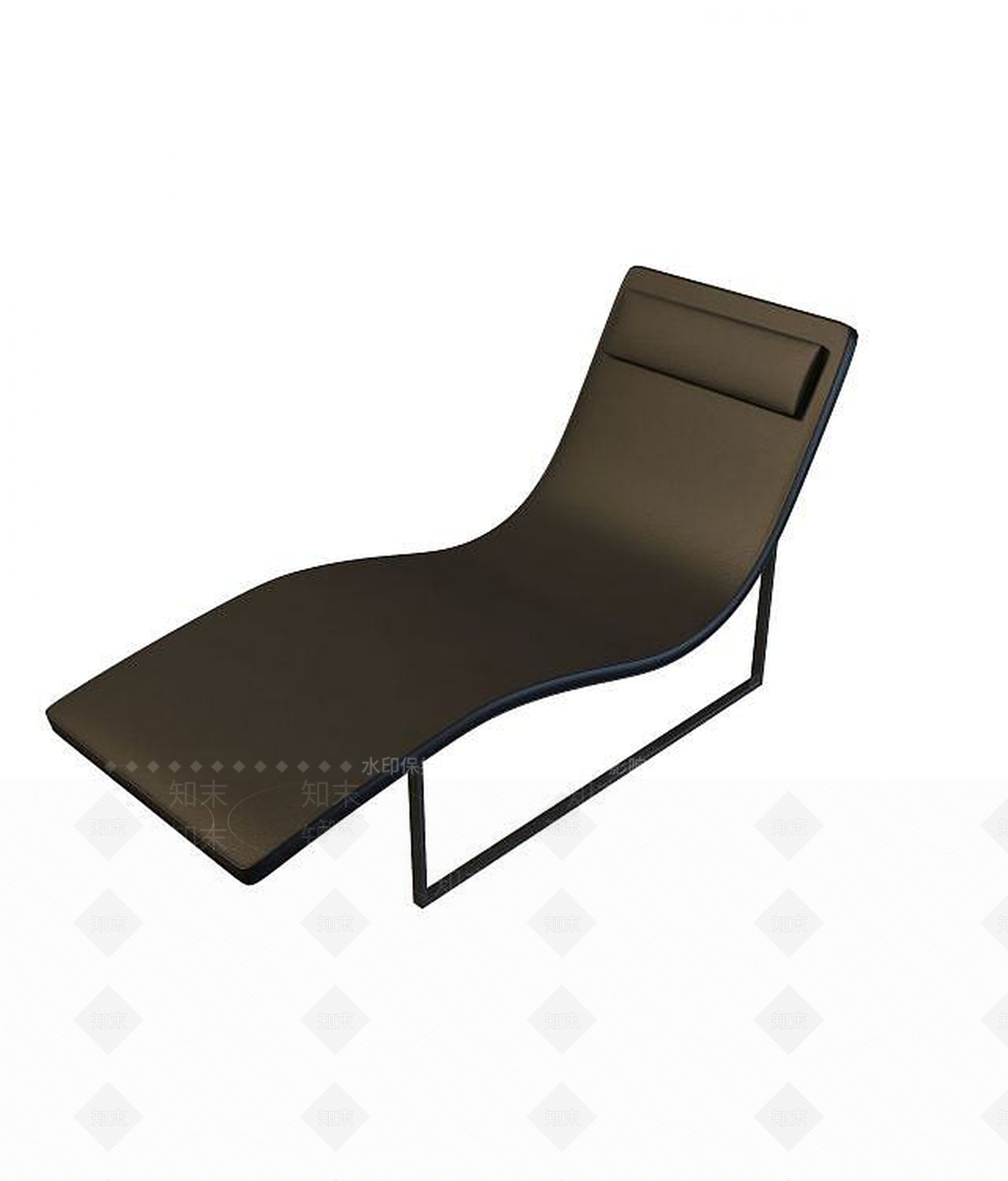 现代简易躺椅3D模型下载【ID:1190047903】