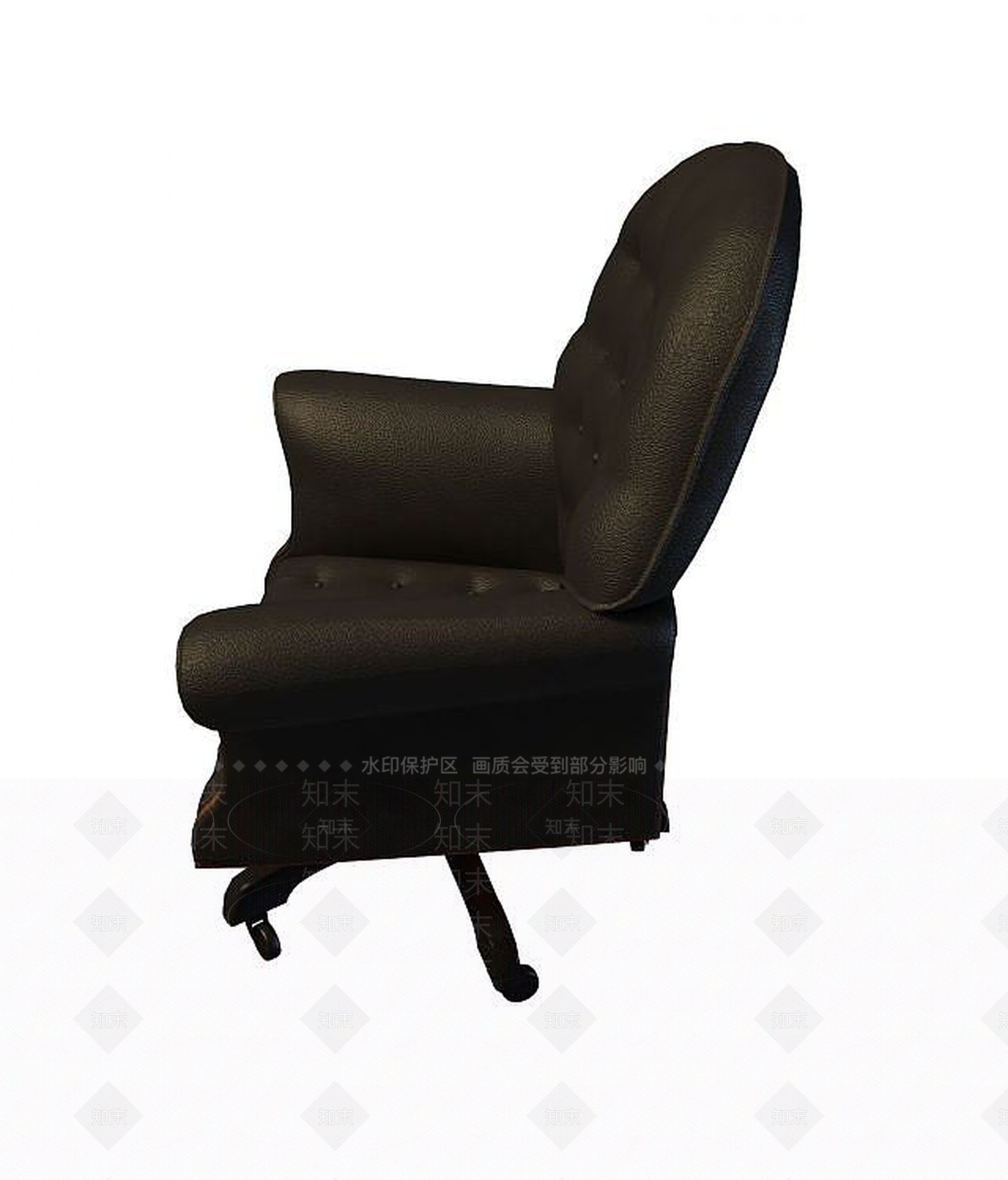 现代豪华办公椅3D模型下载【ID:1190051401】