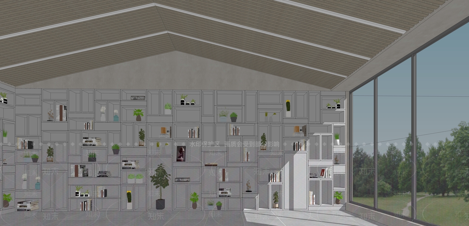 现代其他店铺SU模型下载【ID:1190062070】