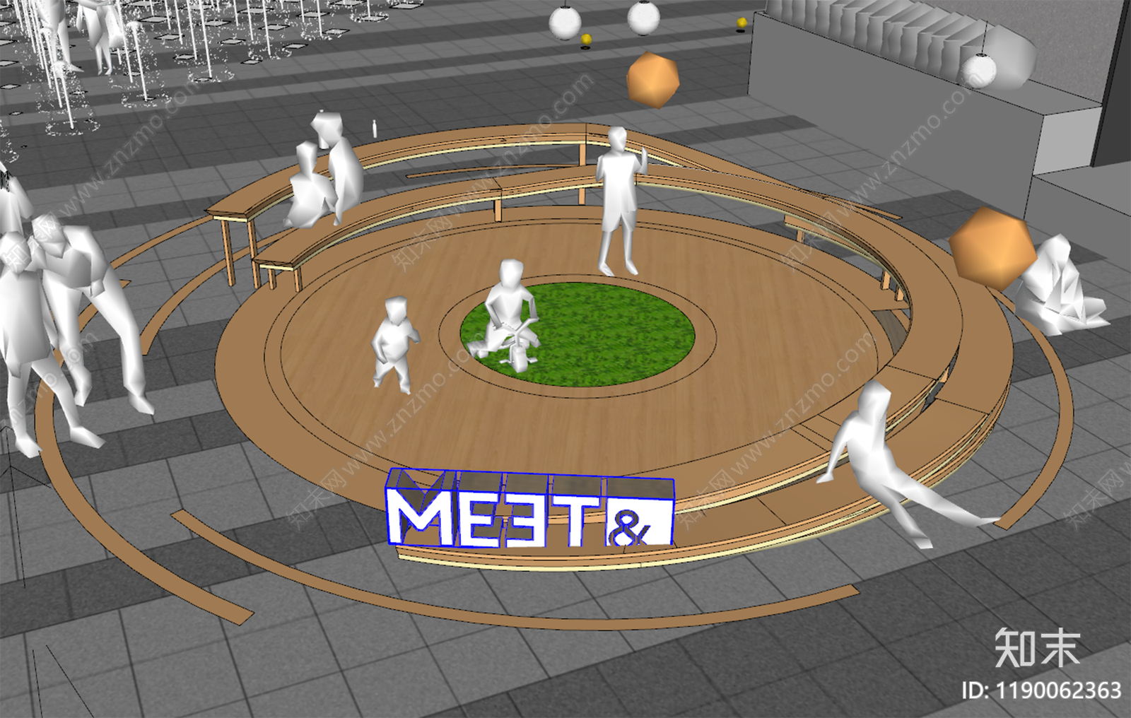 现代景观坐凳施工图下载【ID:1190062363】