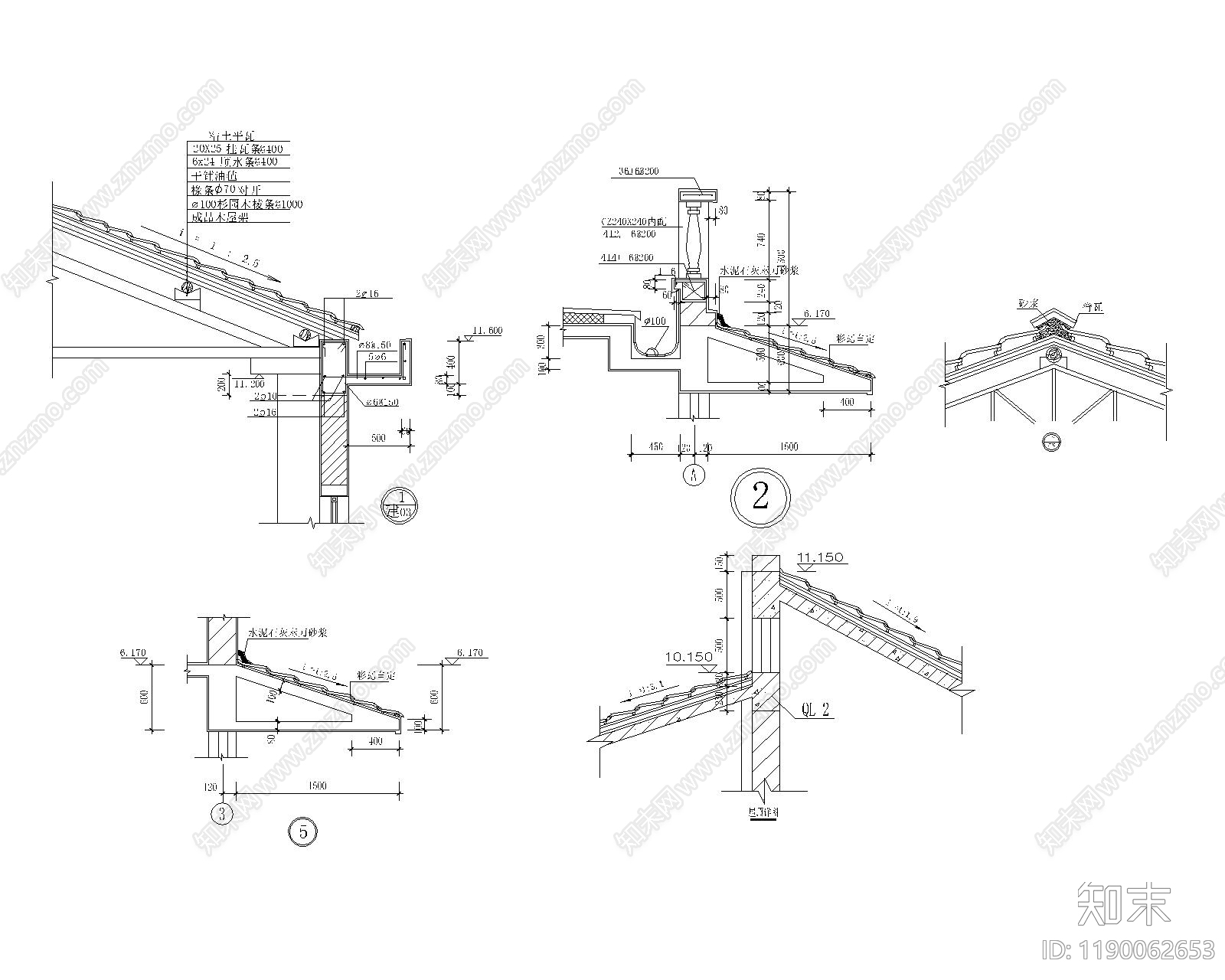 现代其他节点详图施工图下载【ID:1190062653】