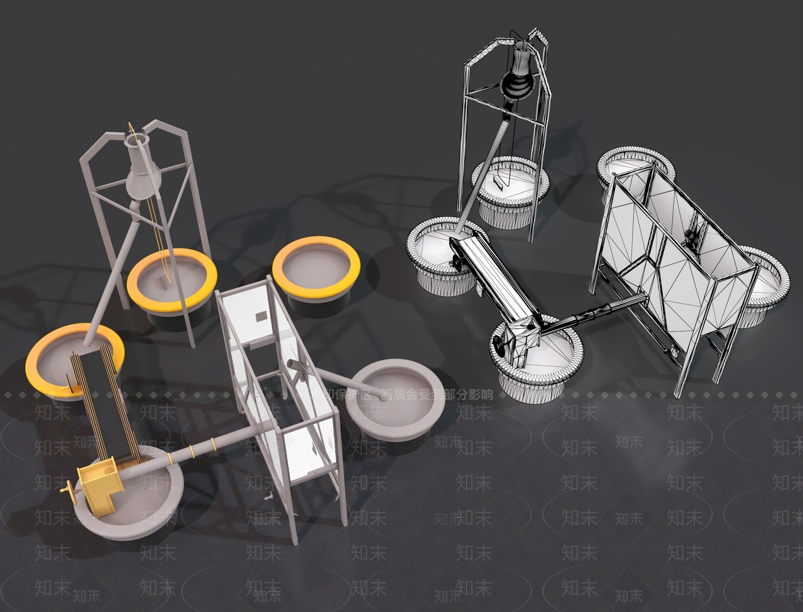 儿童器材3D模型下载【ID:1190065559】