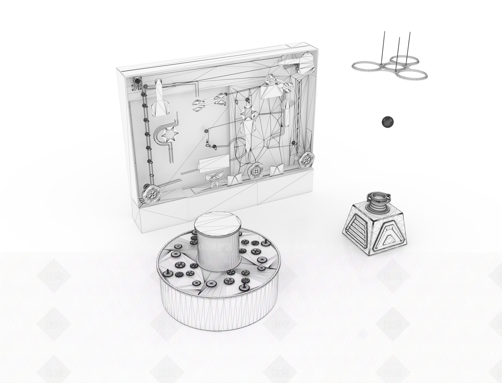 儿童器材3D模型下载【ID:1190067274】