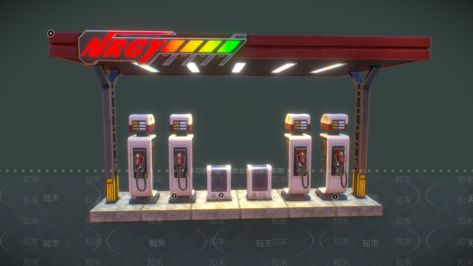 工业设备3D模型下载【ID:1190068778】