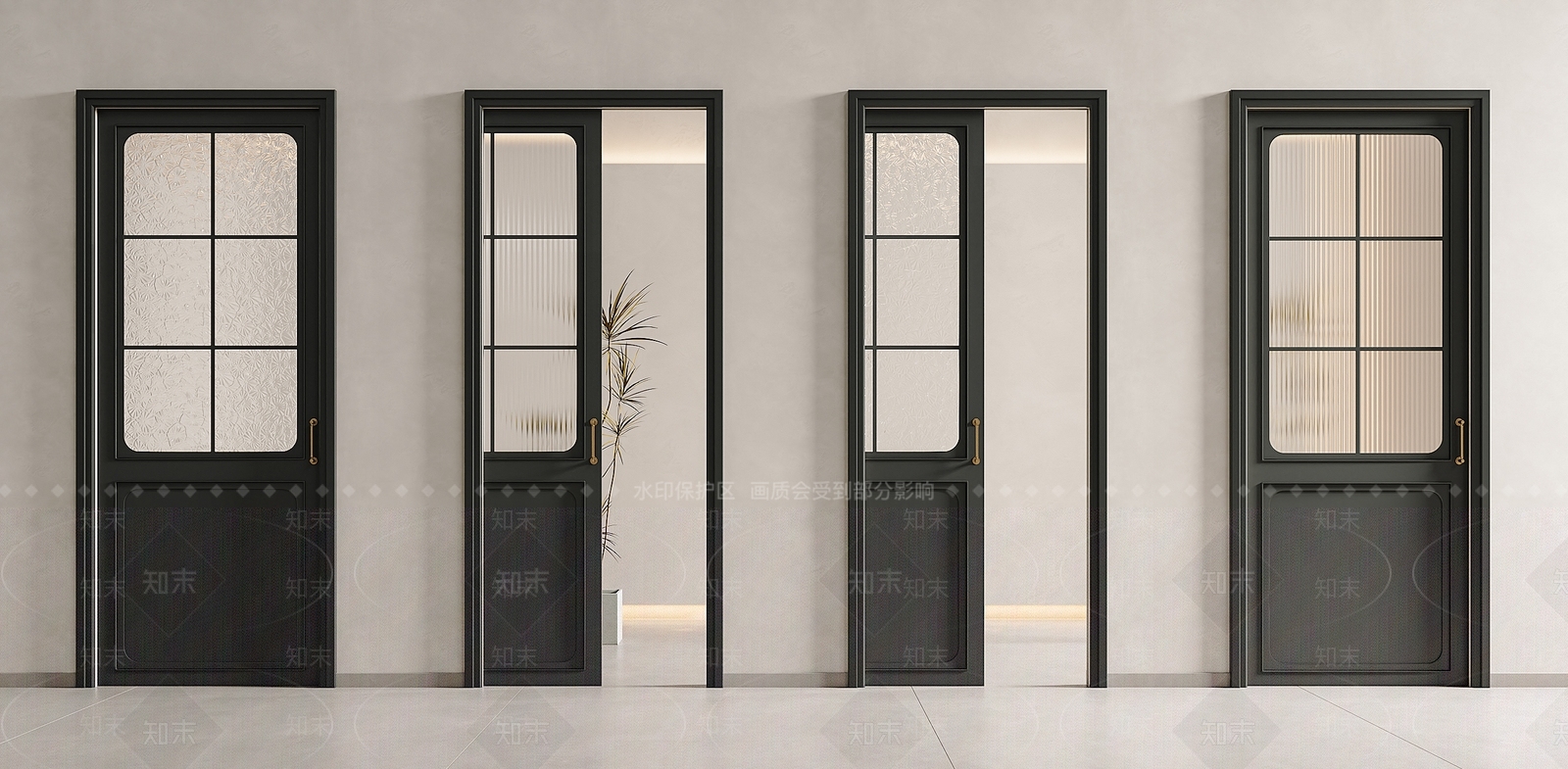 法式中古推拉门SU模型下载【ID:1190077569】