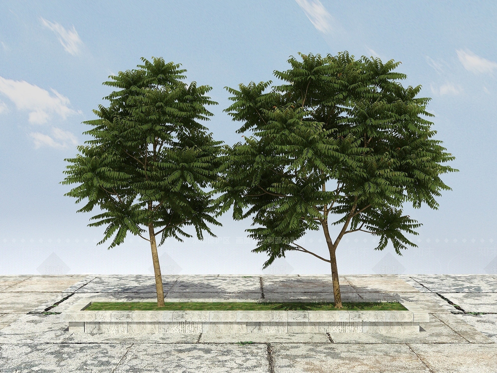 现代办公桌3D模型下载【ID:1190081436】