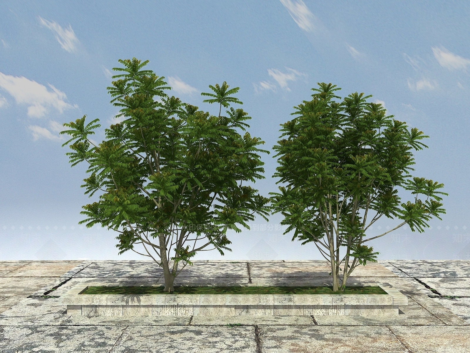 现代办公桌3D模型下载【ID:1190081542】