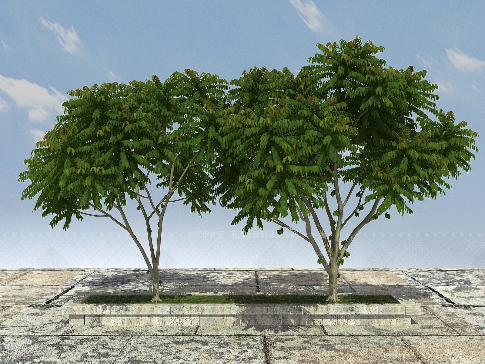 现代办公桌3D模型下载【ID:1190081539】