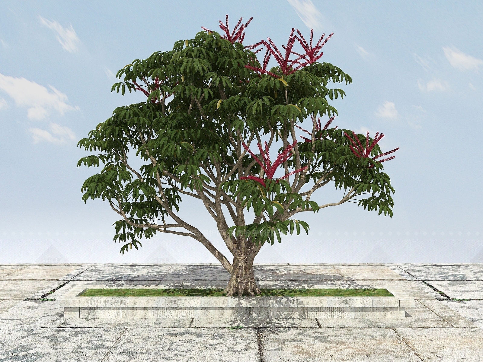 现代办公桌3D模型下载【ID:1190081643】