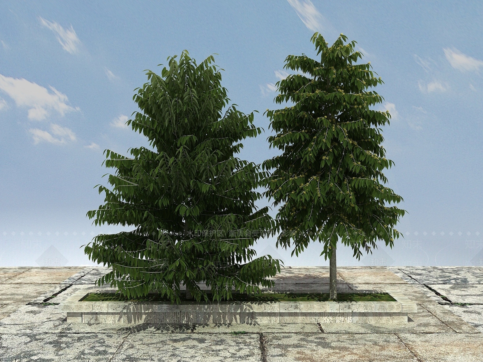现代办公桌3D模型下载【ID:1190081639】