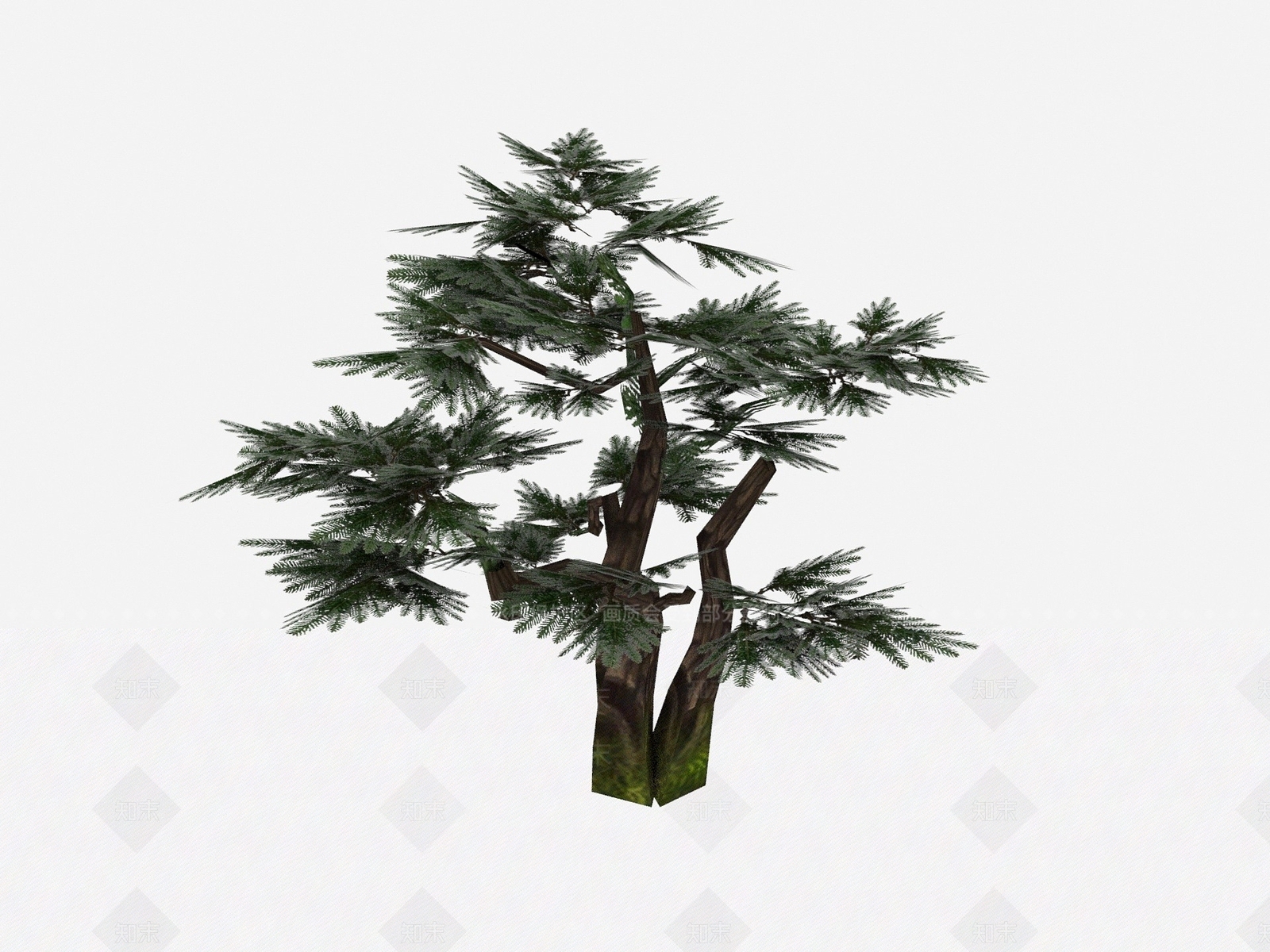 现代办公桌3D模型下载【ID:1190084382】