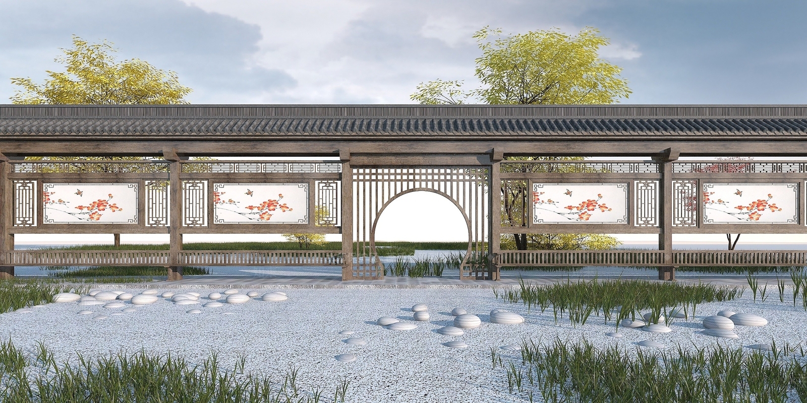 现代其他景观小品3D模型下载【ID:1190087441】