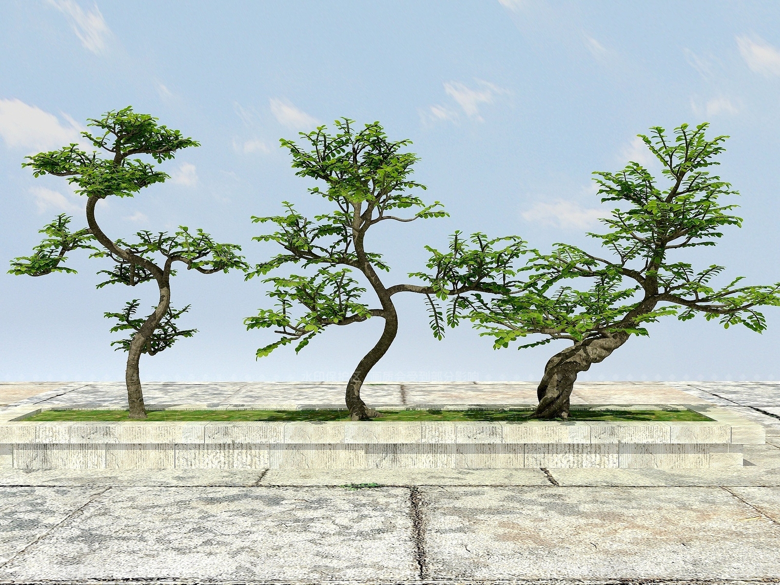 现代办公桌3D模型下载【ID:1190088236】