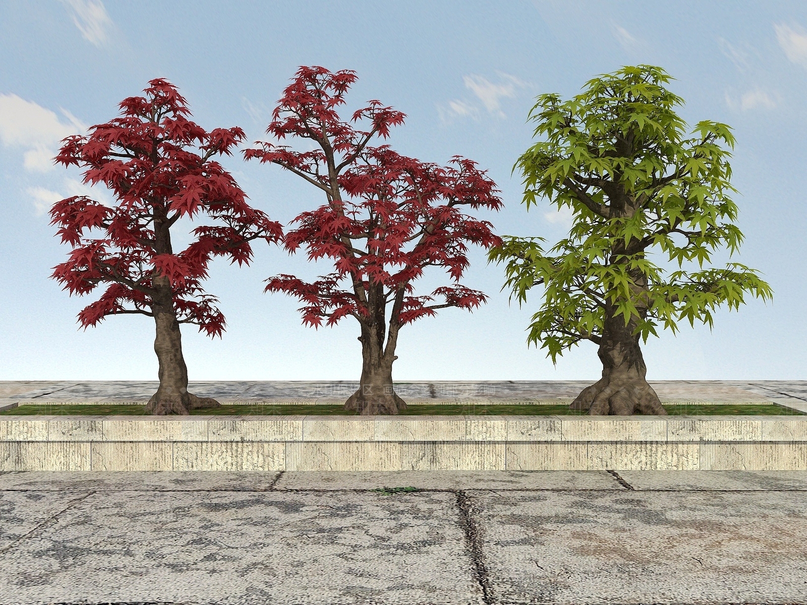现代办公桌3D模型下载【ID:1190088365】