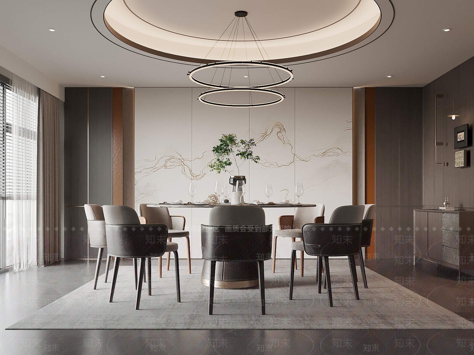 现代包厢SU模型下载【ID:1190089613】