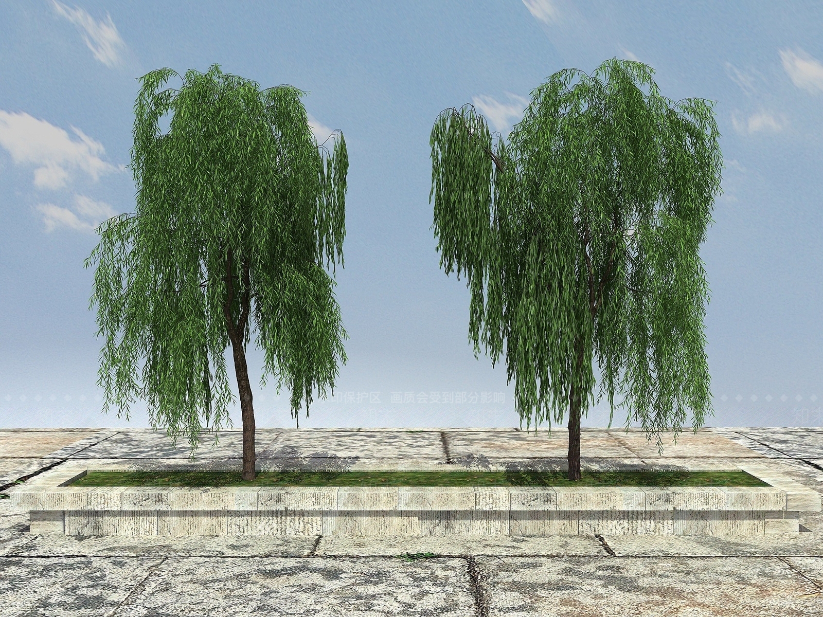 现代办公桌3D模型下载【ID:1190089385】
