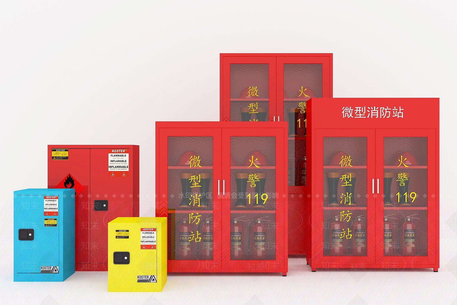 现代公用器材3D模型下载【ID:1190089741】