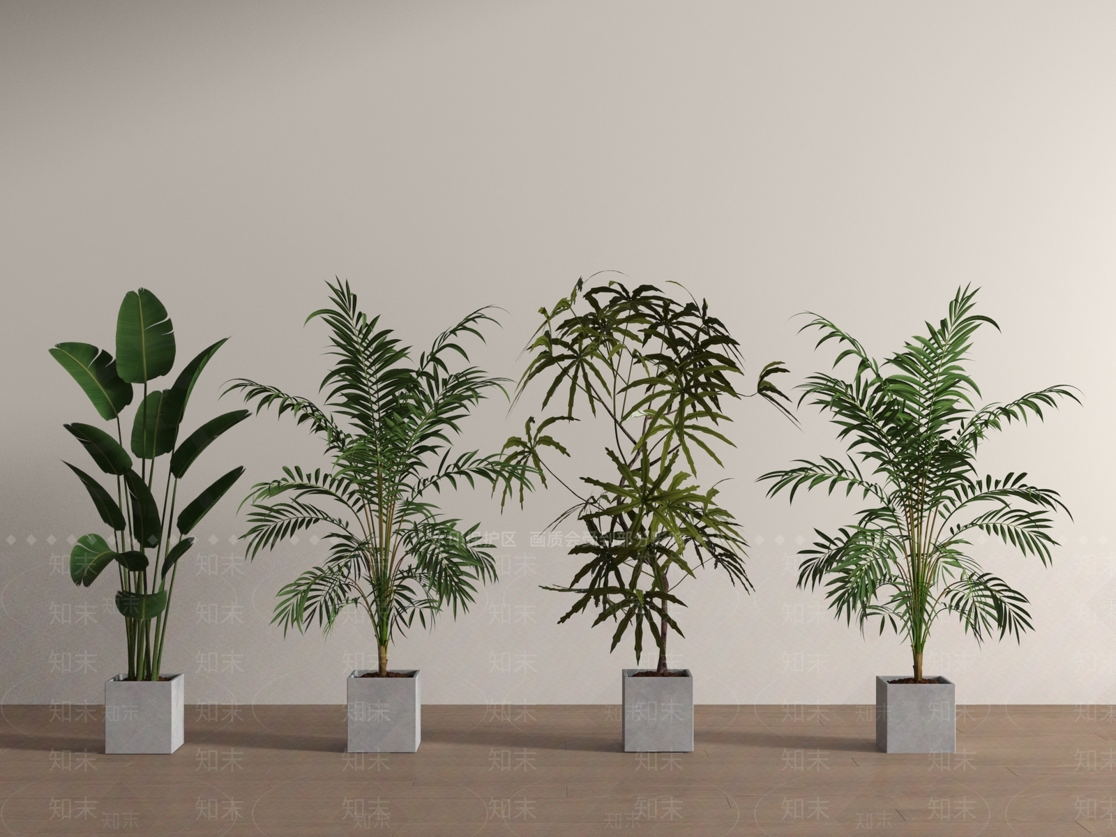 盆栽SU模型下载【ID:1190093726】