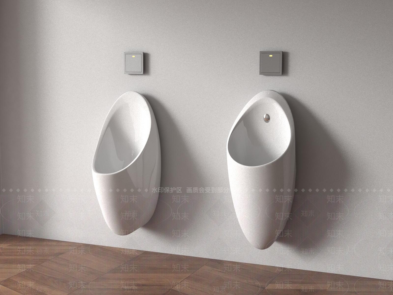 小便斗SU模型下载【ID:1190093990】