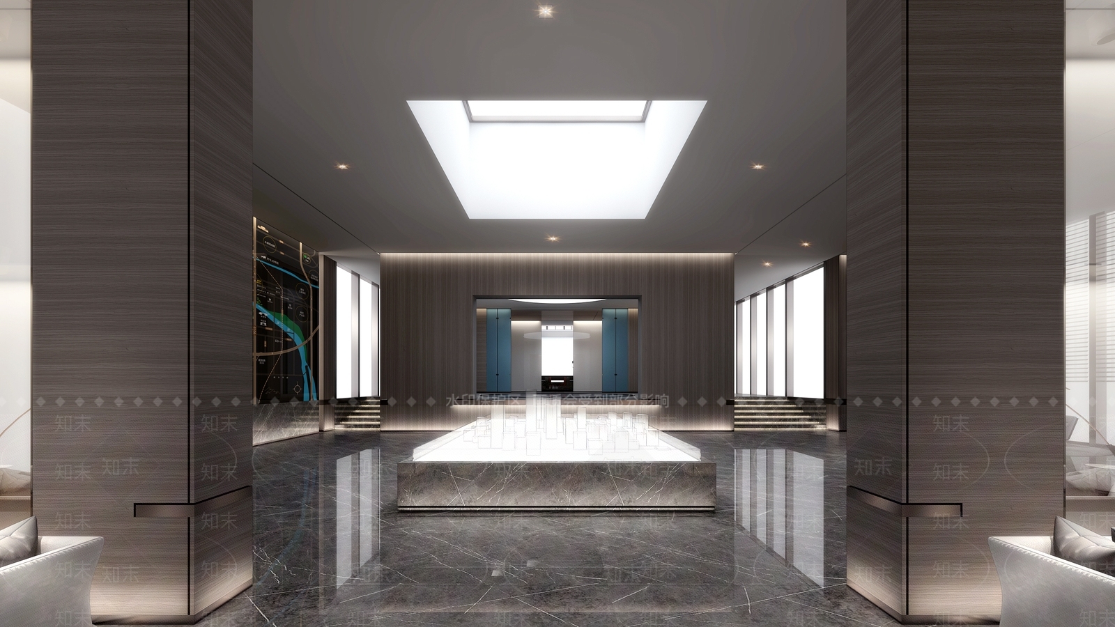 新中式售楼处3D模型下载【ID:1190098336】
