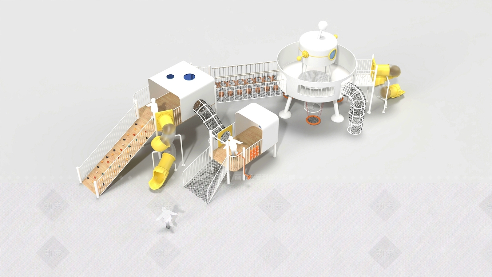 现代儿童活动空间SU模型下载【ID:1190096954】