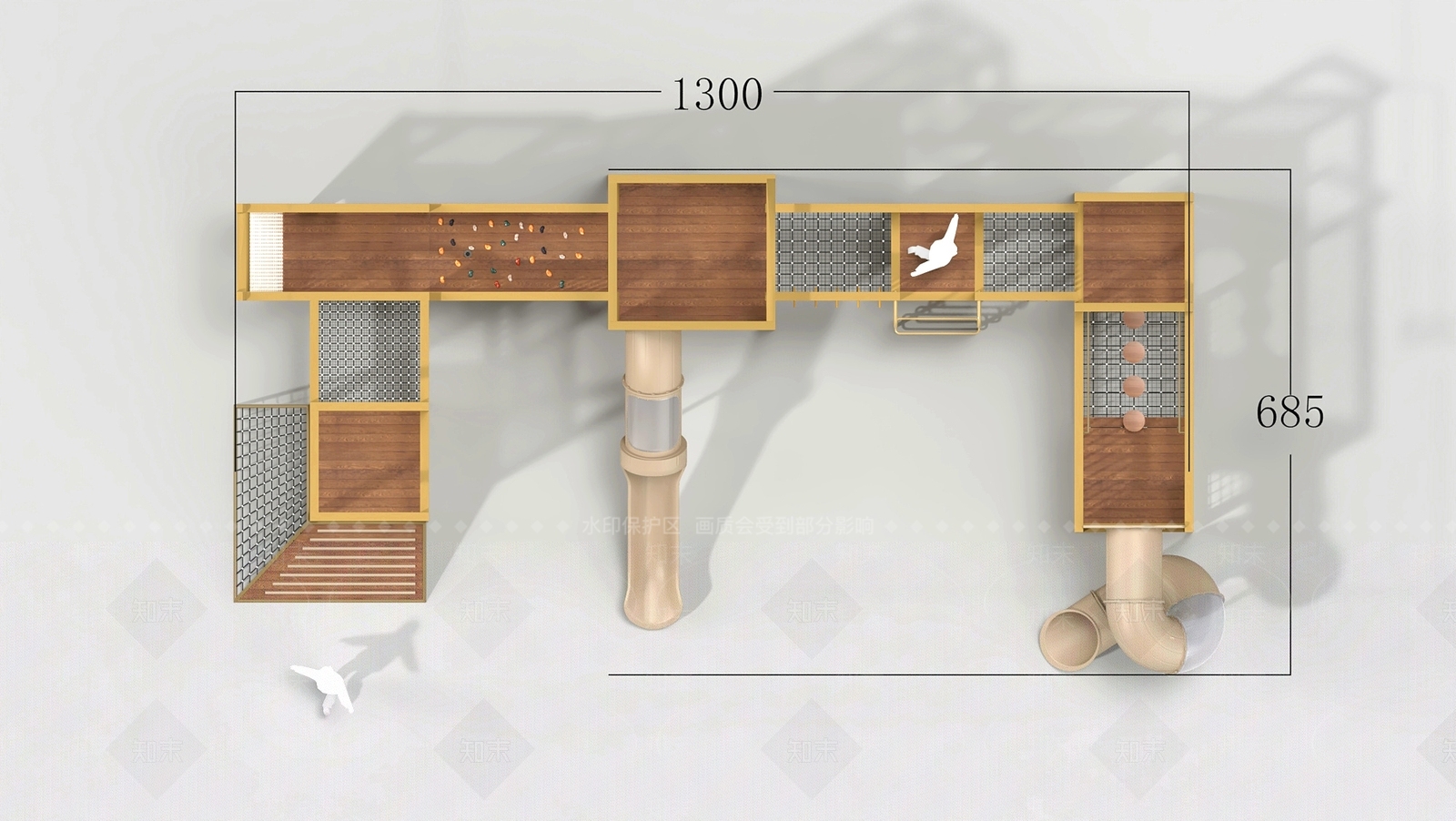 现代儿童活动空间SU模型下载【ID:1190099242】