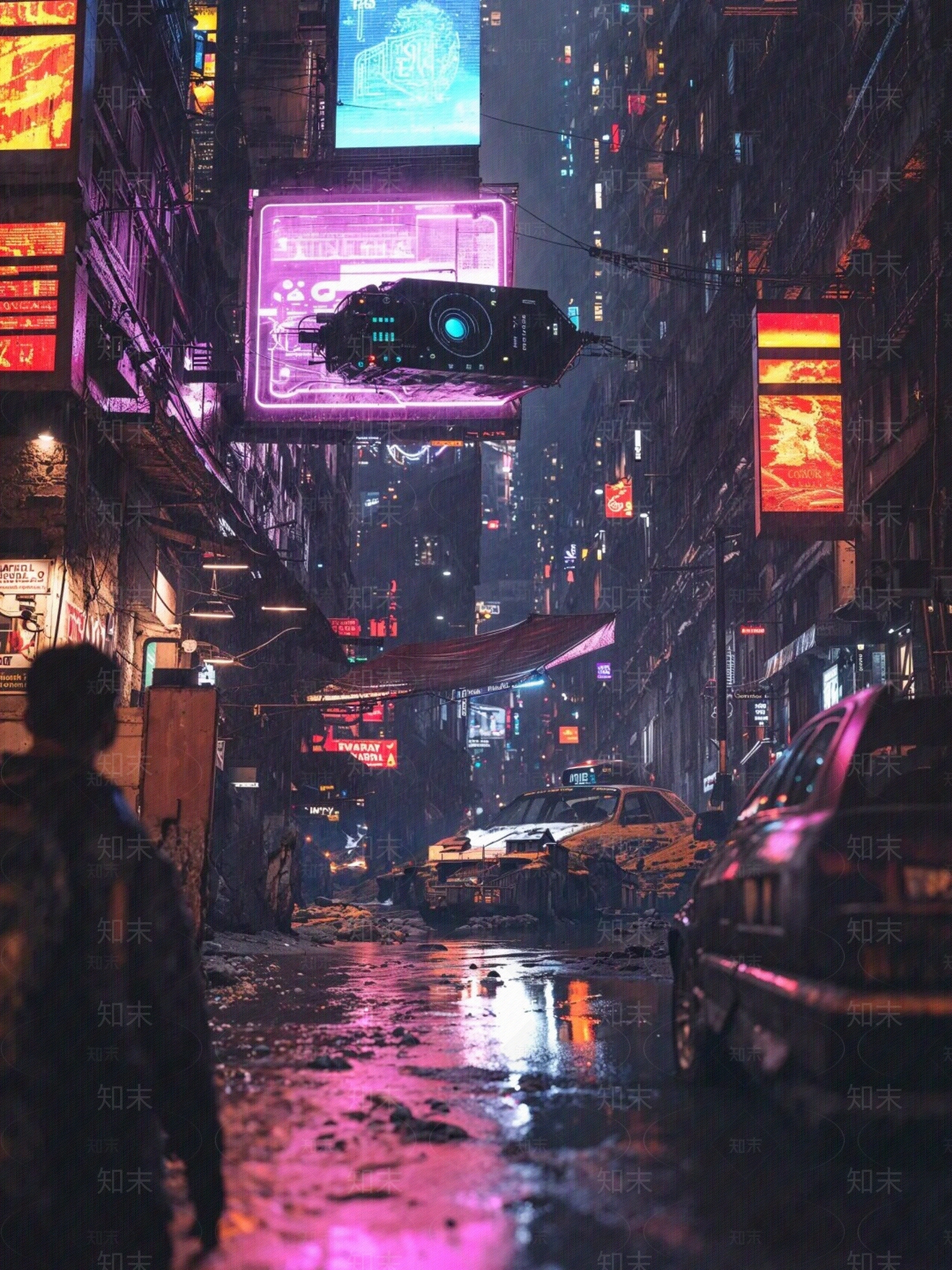 现代街道外景贴图下载【ID:1190098803】