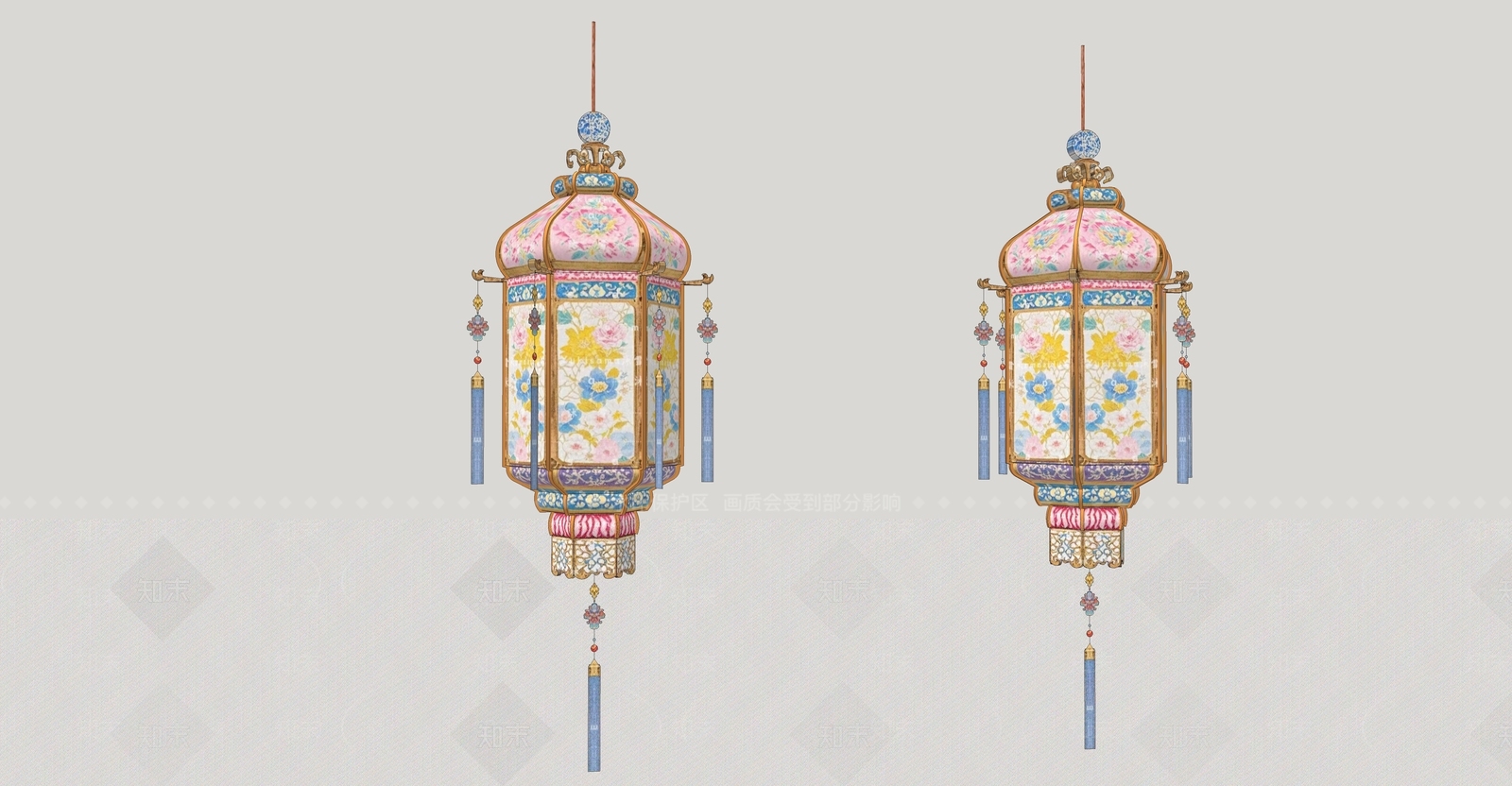 中式美陈SU模型下载【ID:1190102678】