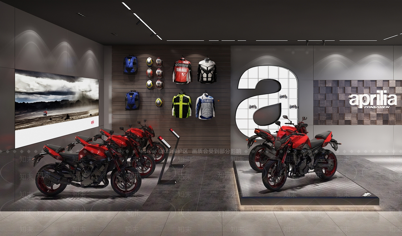 现代车类展厅3D模型下载【ID:1190107332】