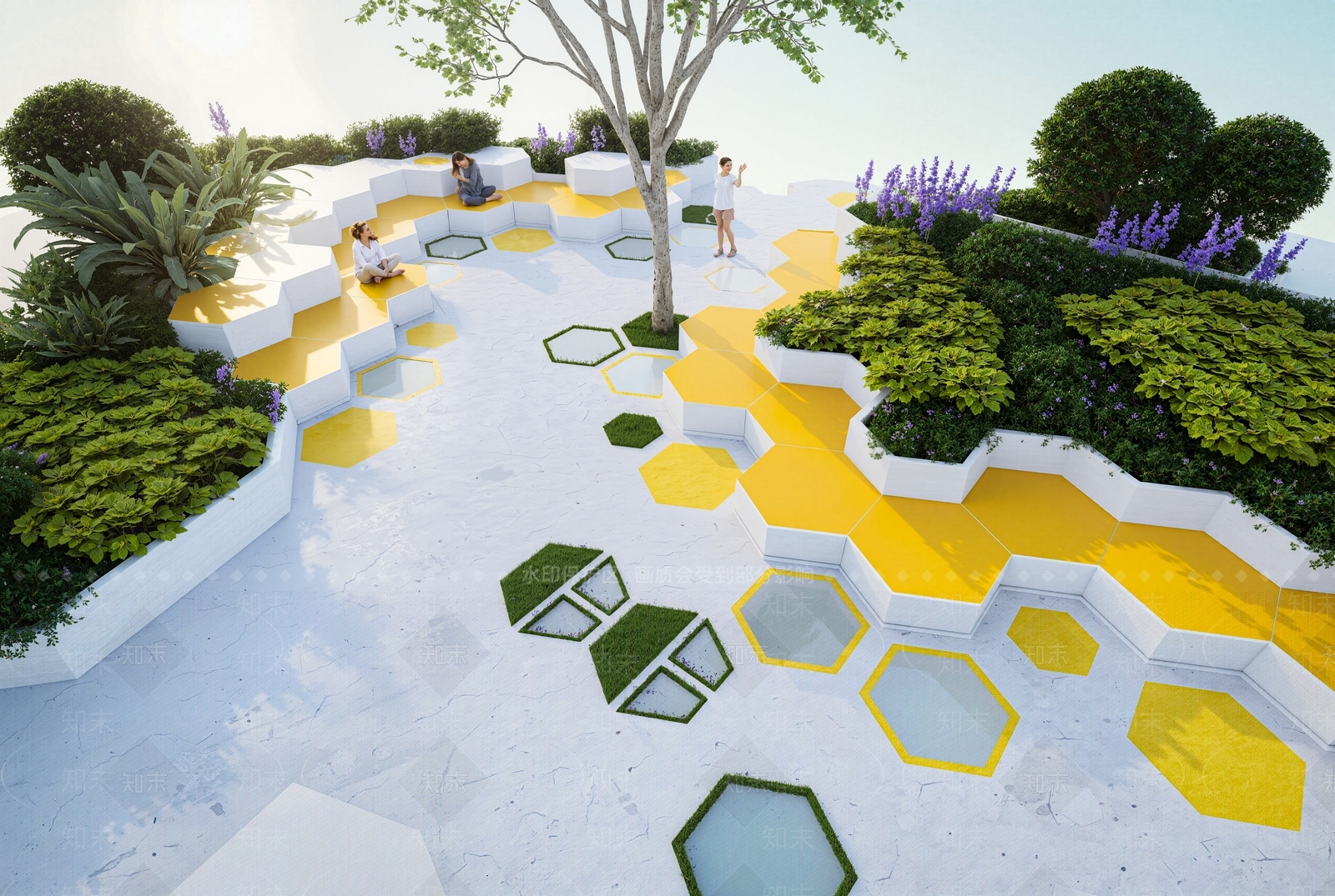 现代景观座椅SU模型下载【ID:1190116274】