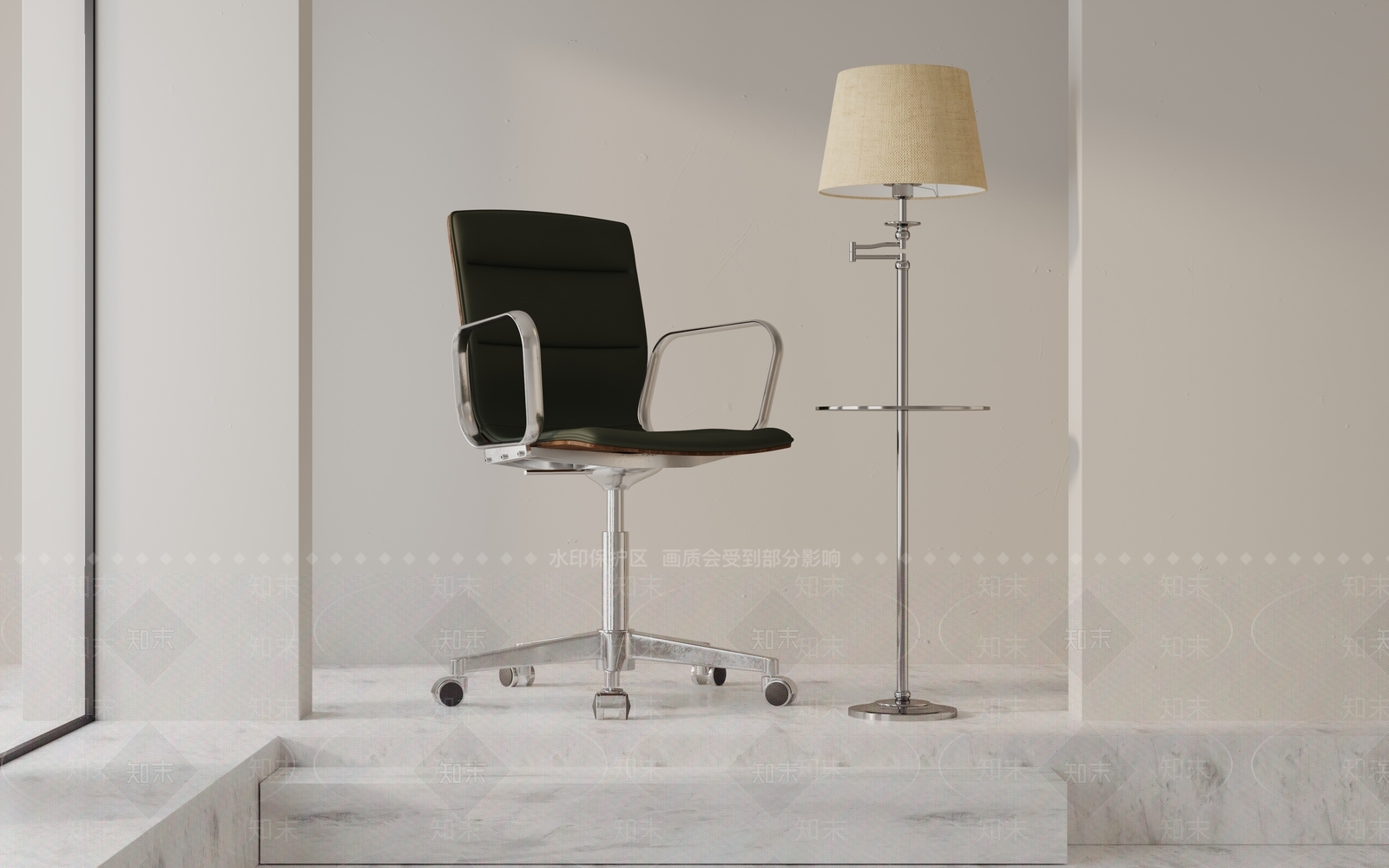 现代办公椅3D模型下载【ID:1190121032】
