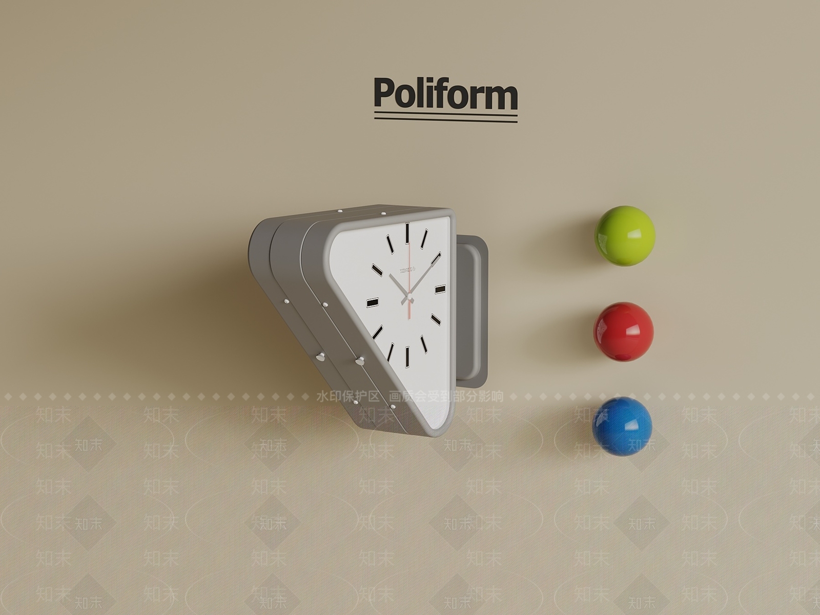钟表3D模型下载【ID:1190122812】