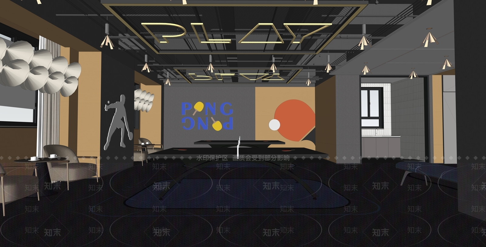 现代健身房SU模型下载【ID:1190122951】