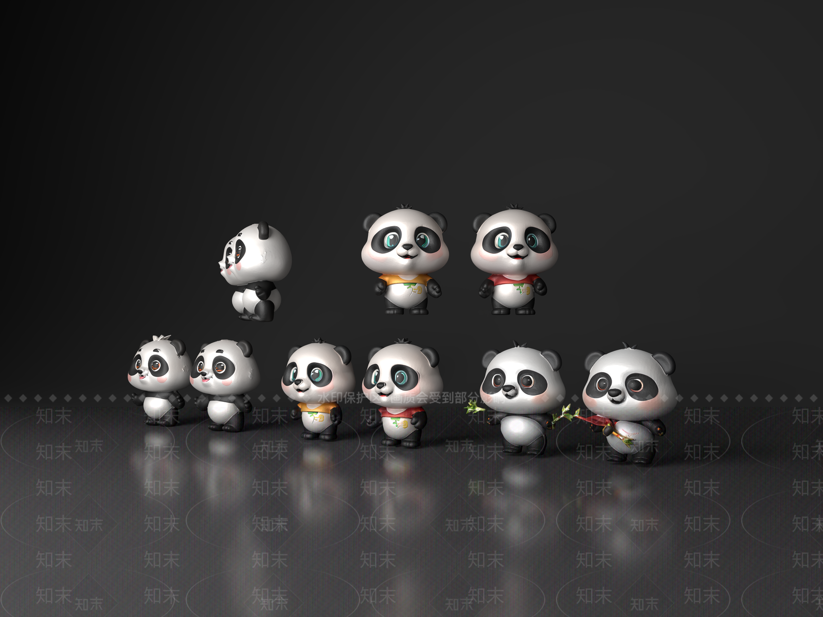 爬行类动物3D模型下载【ID:1190125134】