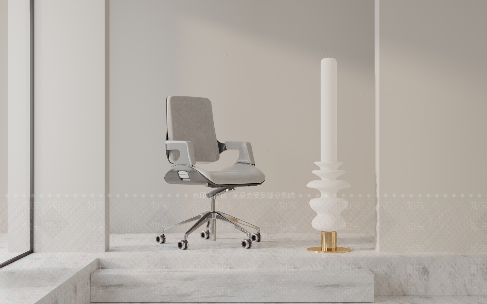 现代办公椅3D模型下载【ID:1190133078】