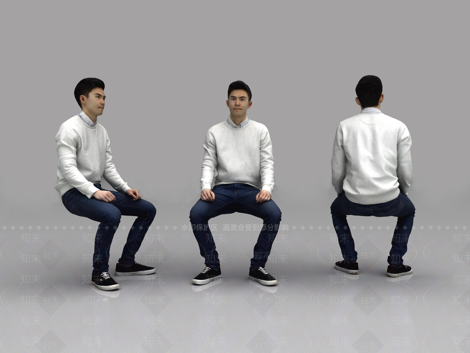 男人3D模型下载【ID:1190133508】