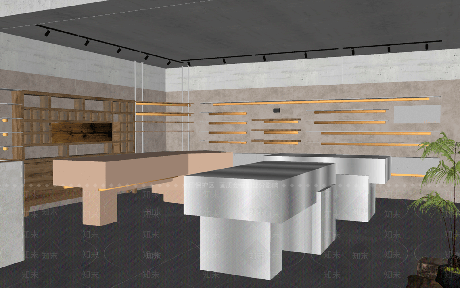 新中式工业其他店铺SU模型下载【ID:1190135614】