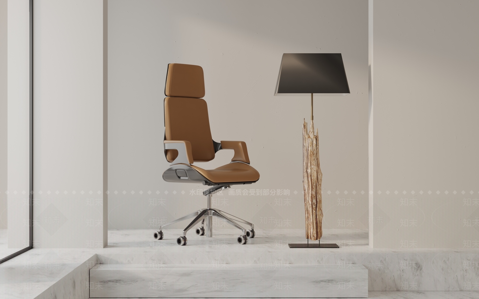 现代办公椅3D模型下载【ID:1190136451】