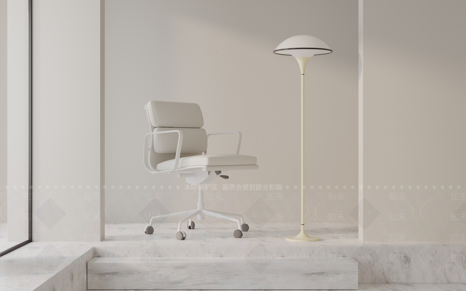 现代办公椅3D模型下载【ID:1190138519】
