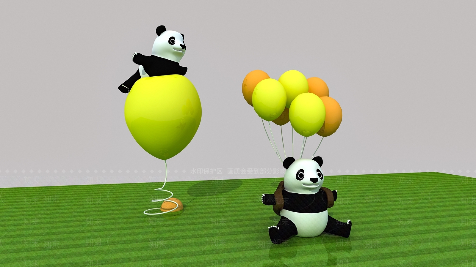 现代美陈3D模型下载【ID:1190140683】
