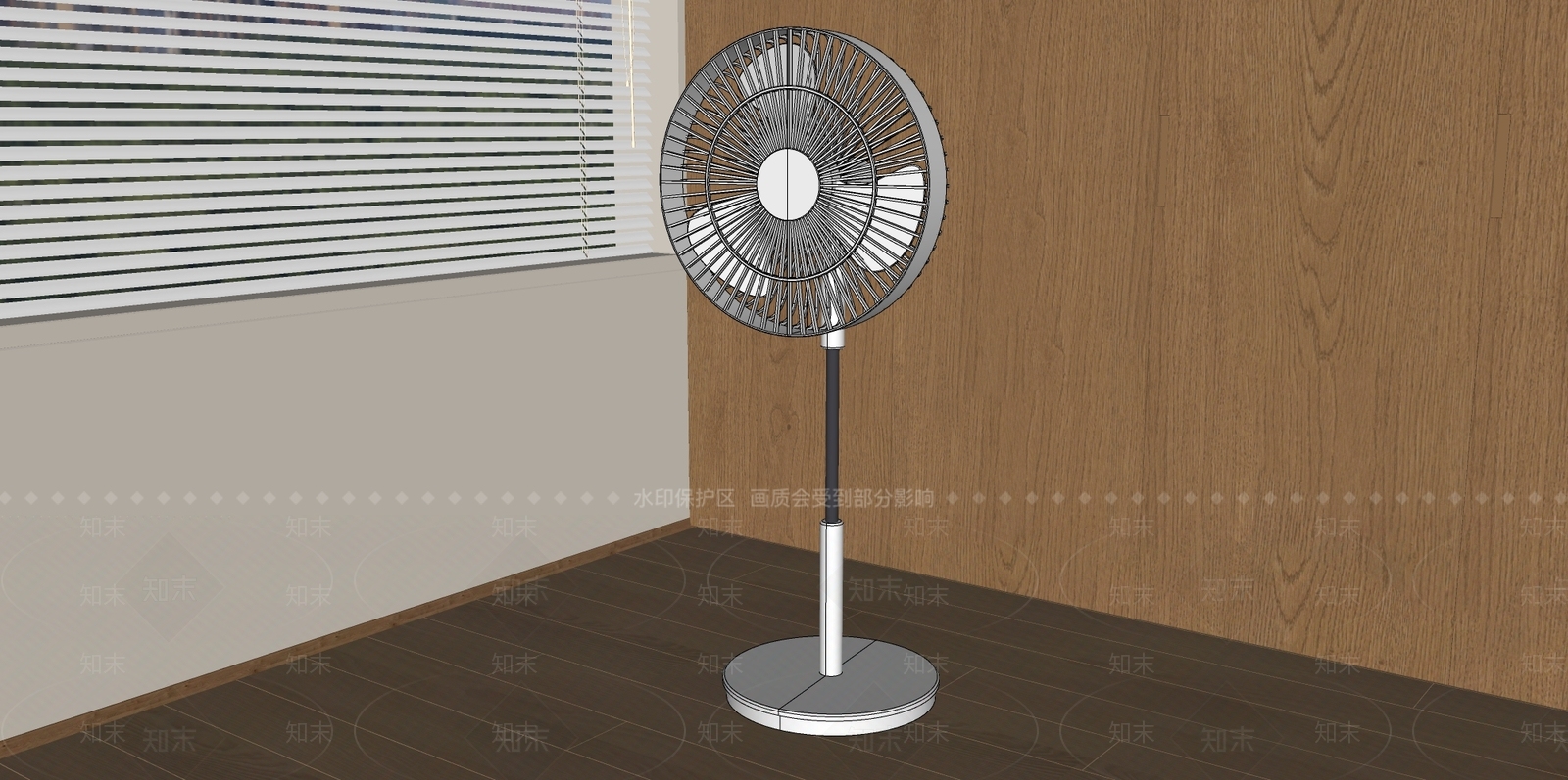 风扇SU模型下载【ID:1190143970】