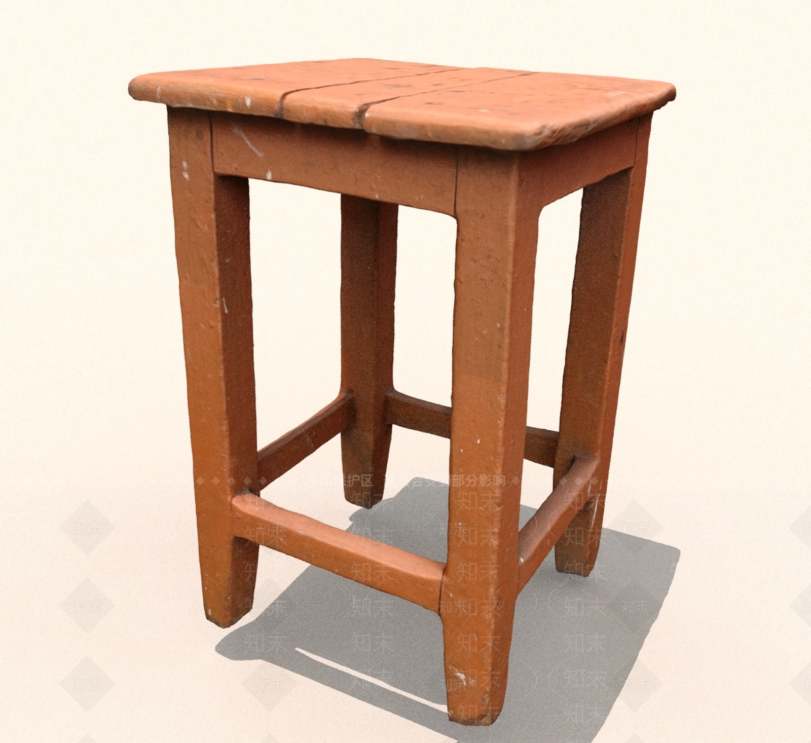 现代中式其他凳子3D模型下载【ID:1190145728】