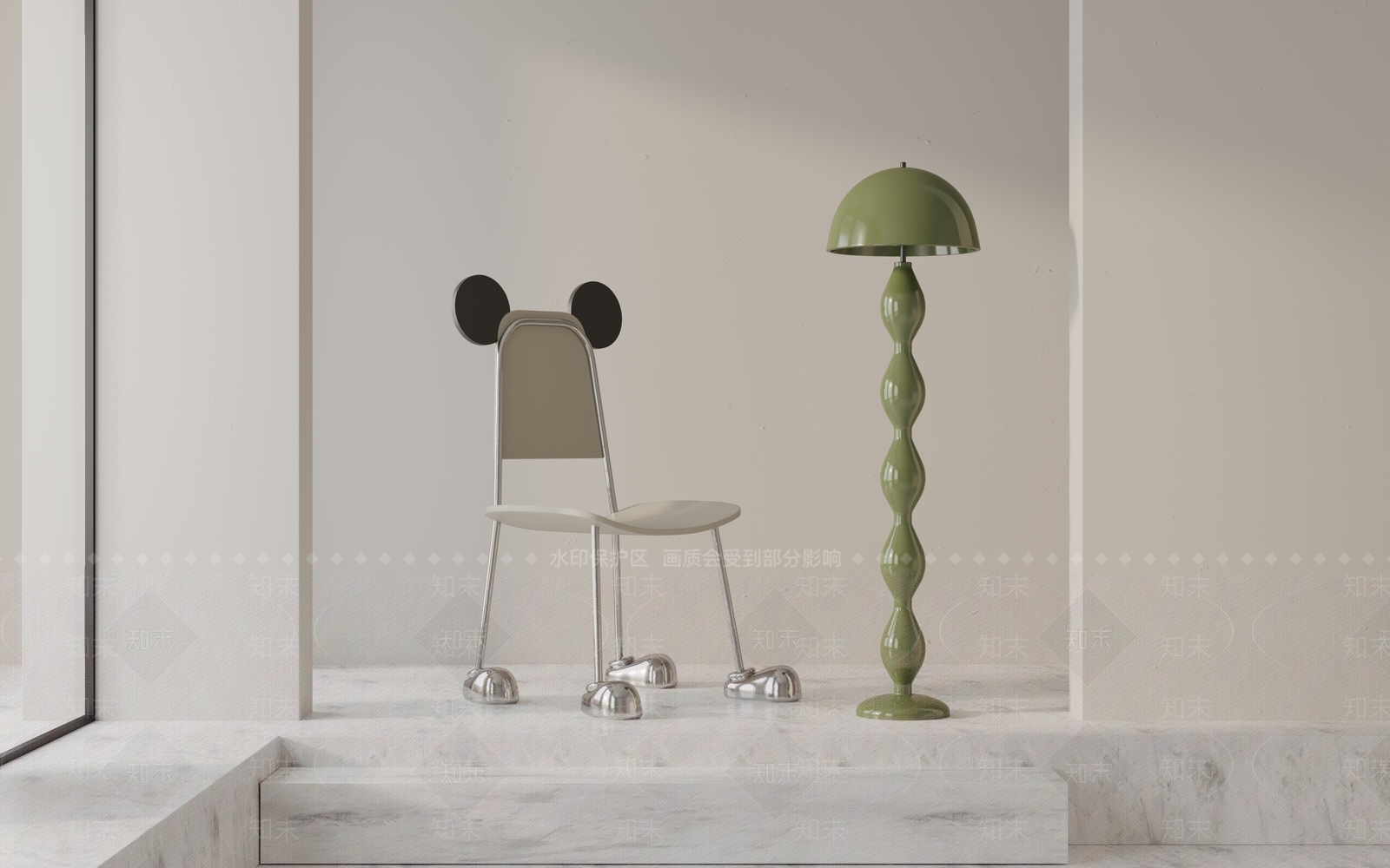现代办公椅3D模型下载【ID:1190149663】