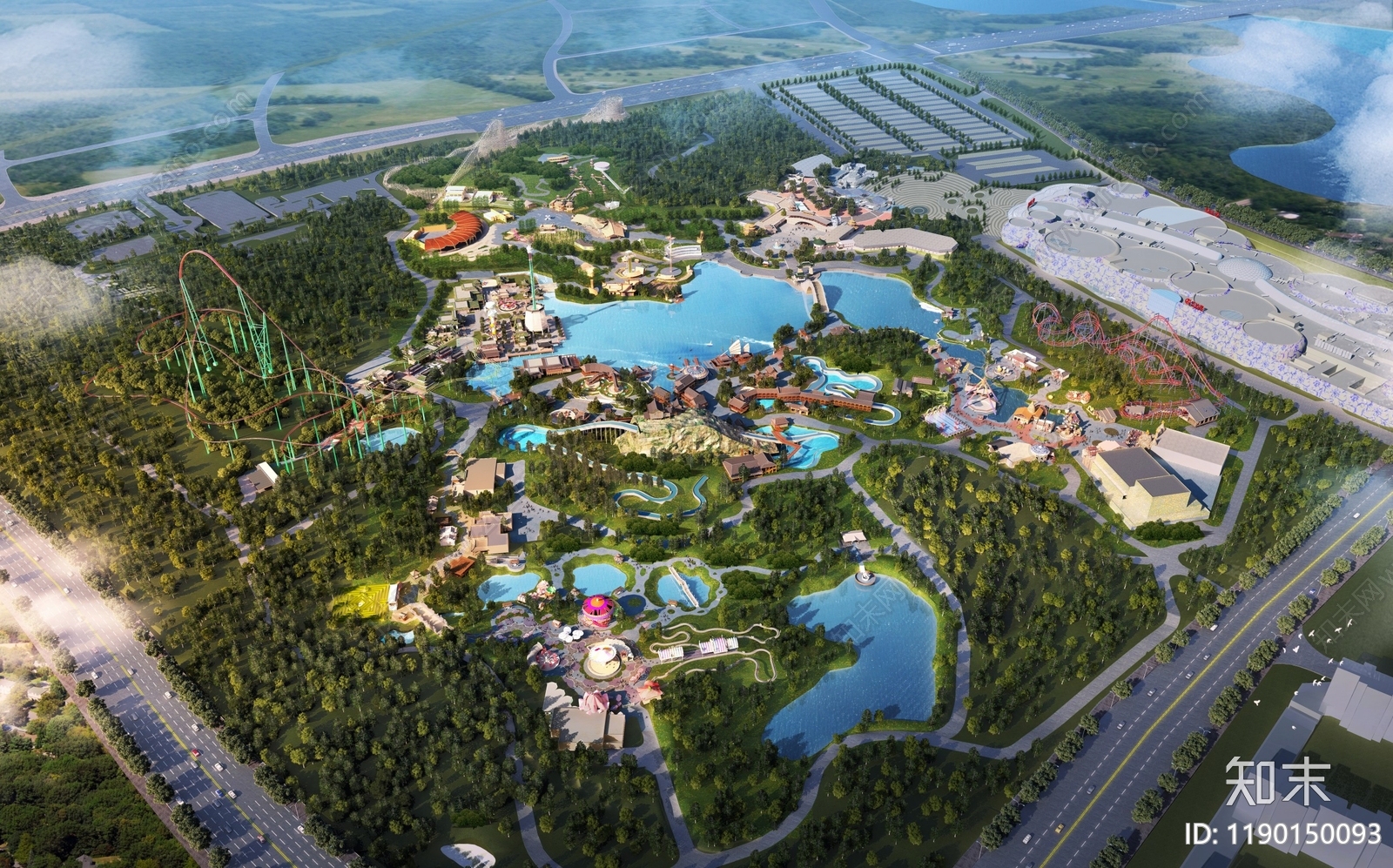 综合性公园施工图下载【ID:1190150093】