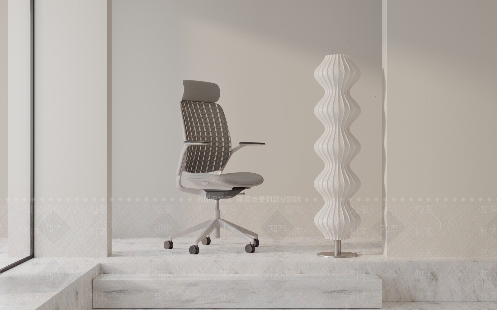 现代办公椅3D模型下载【ID:1190158059】