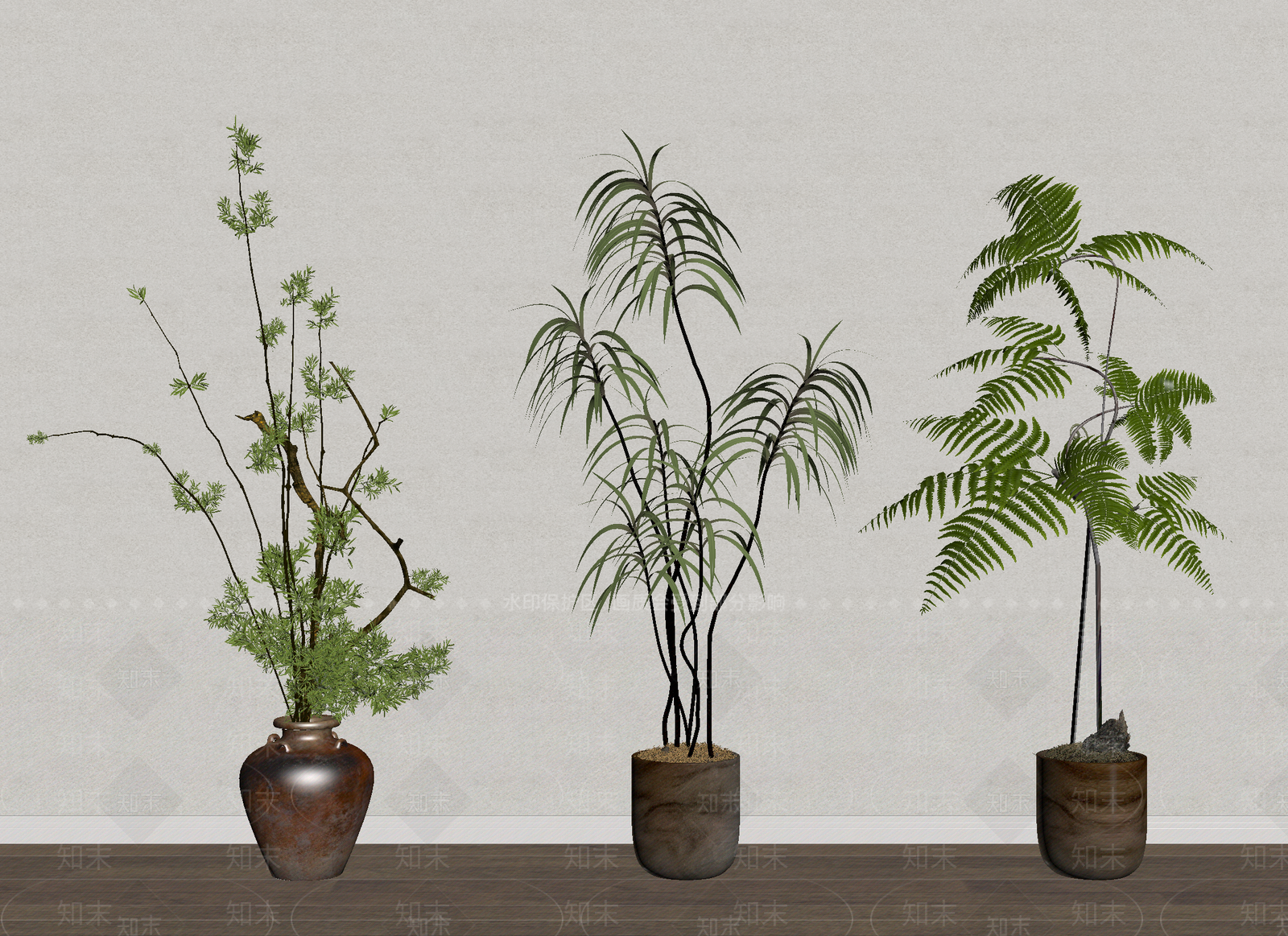 盆栽SU模型下载【ID:1190161785】
