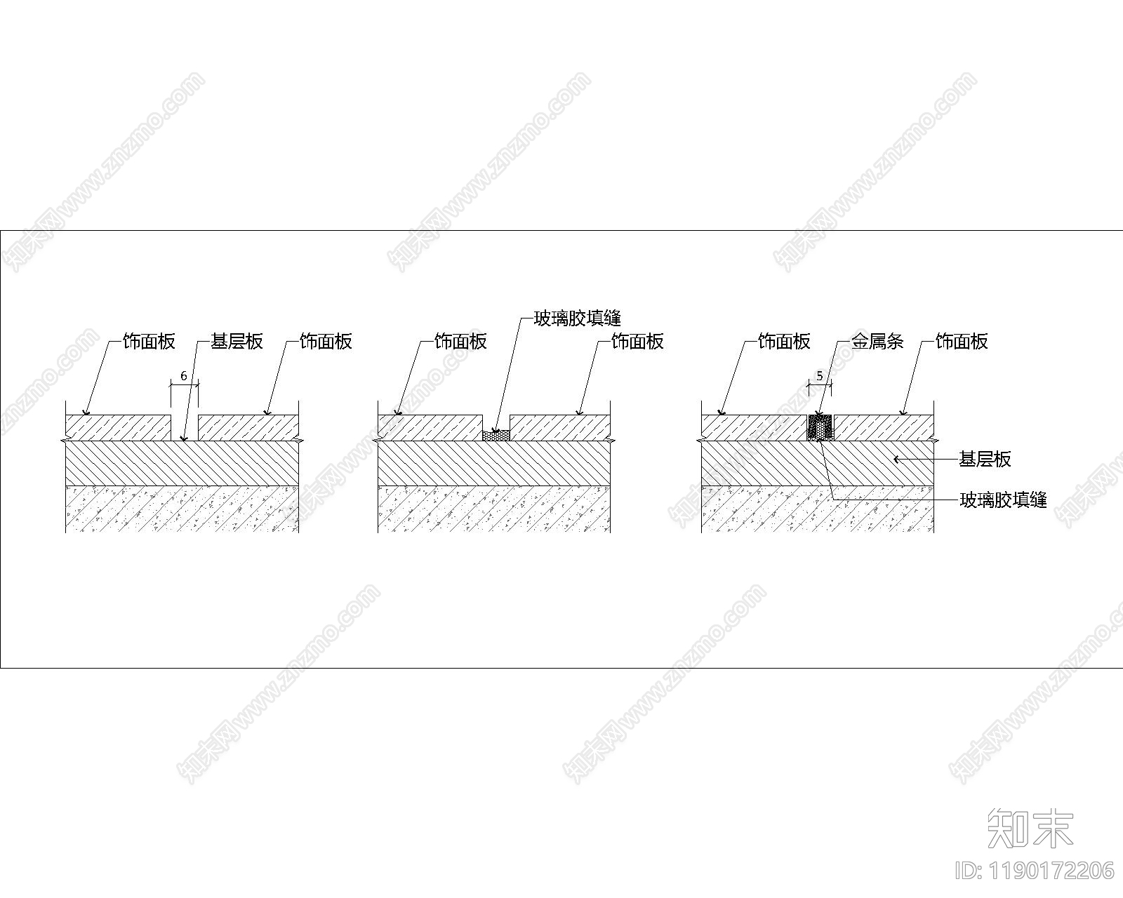 地面综合节点cad施工图下载【ID:1190172206】
