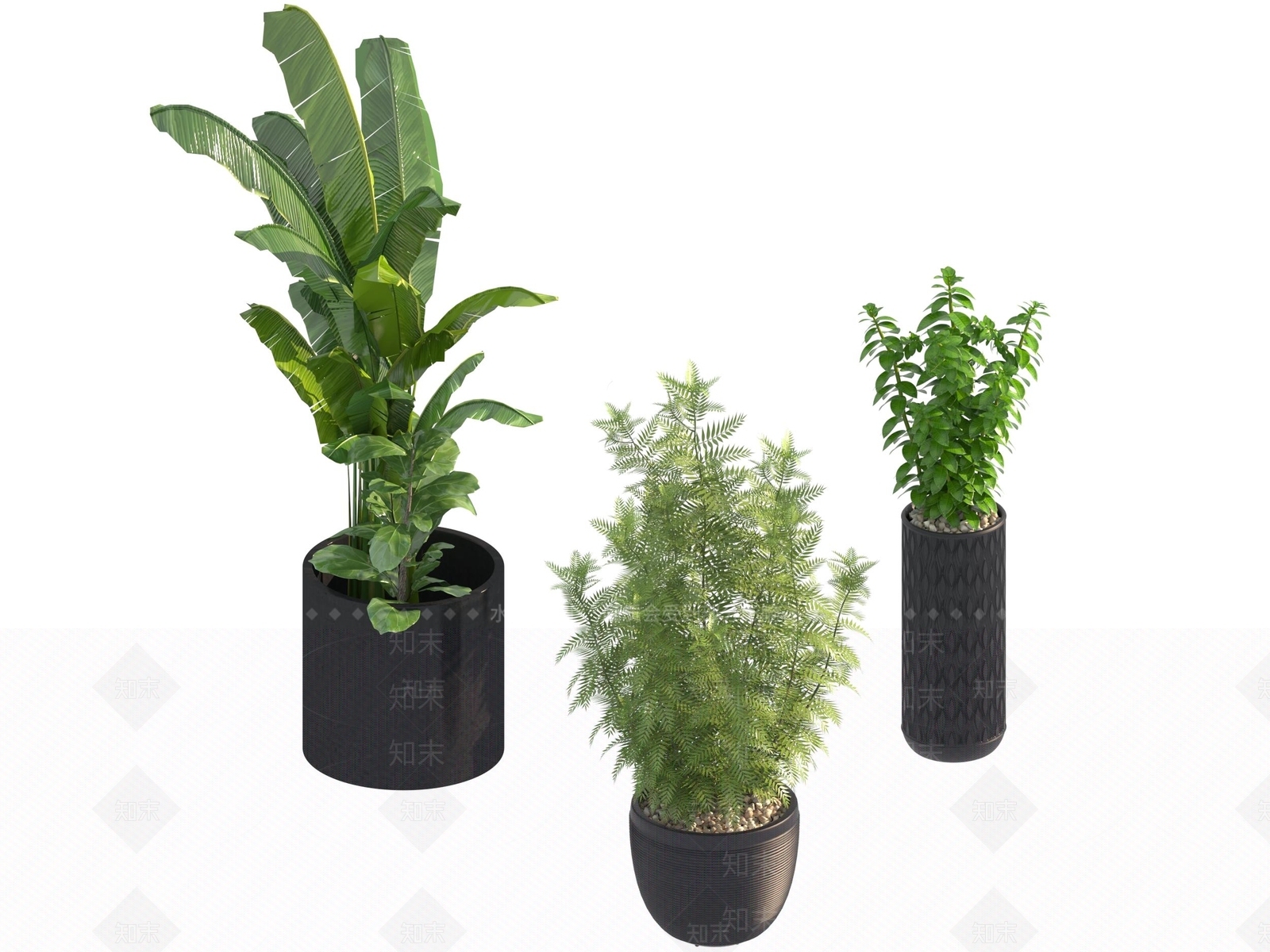 盆栽3D模型下载【ID:1190178474】