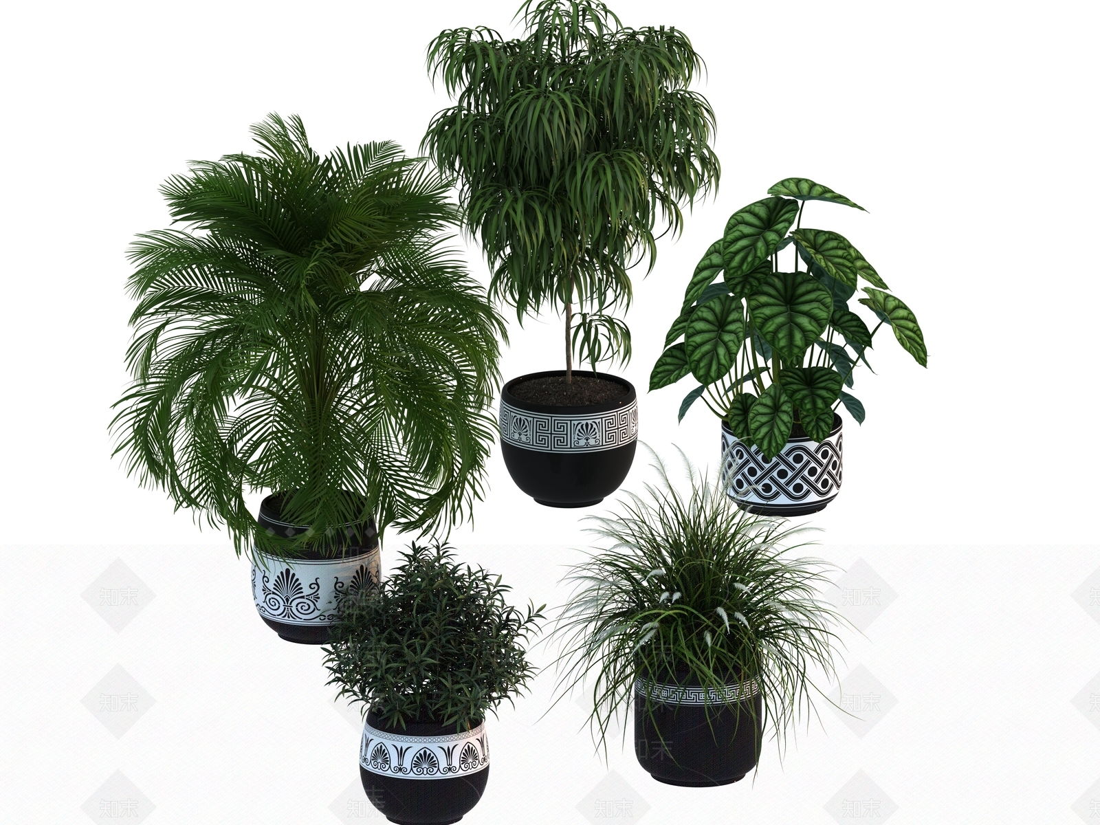 盆栽3D模型下载【ID:1190180277】